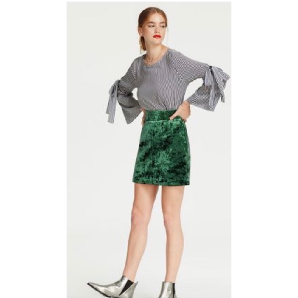 Sandro Green Emerald Skirt Size 3